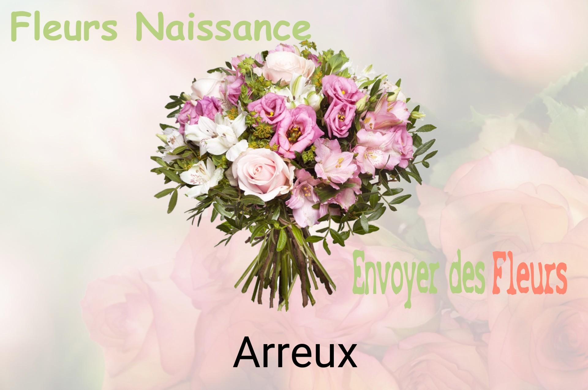Bouquet de fleurs de naissance livré à Arreux